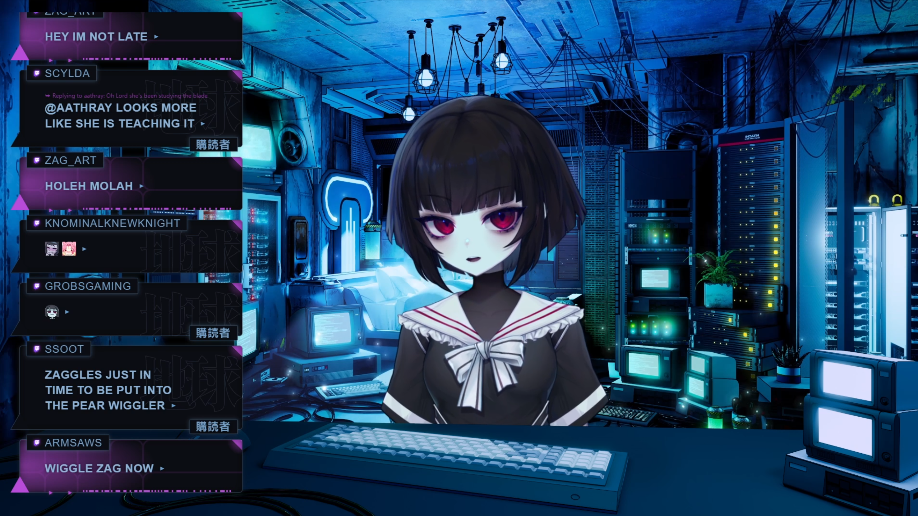 Just chatting scene chat